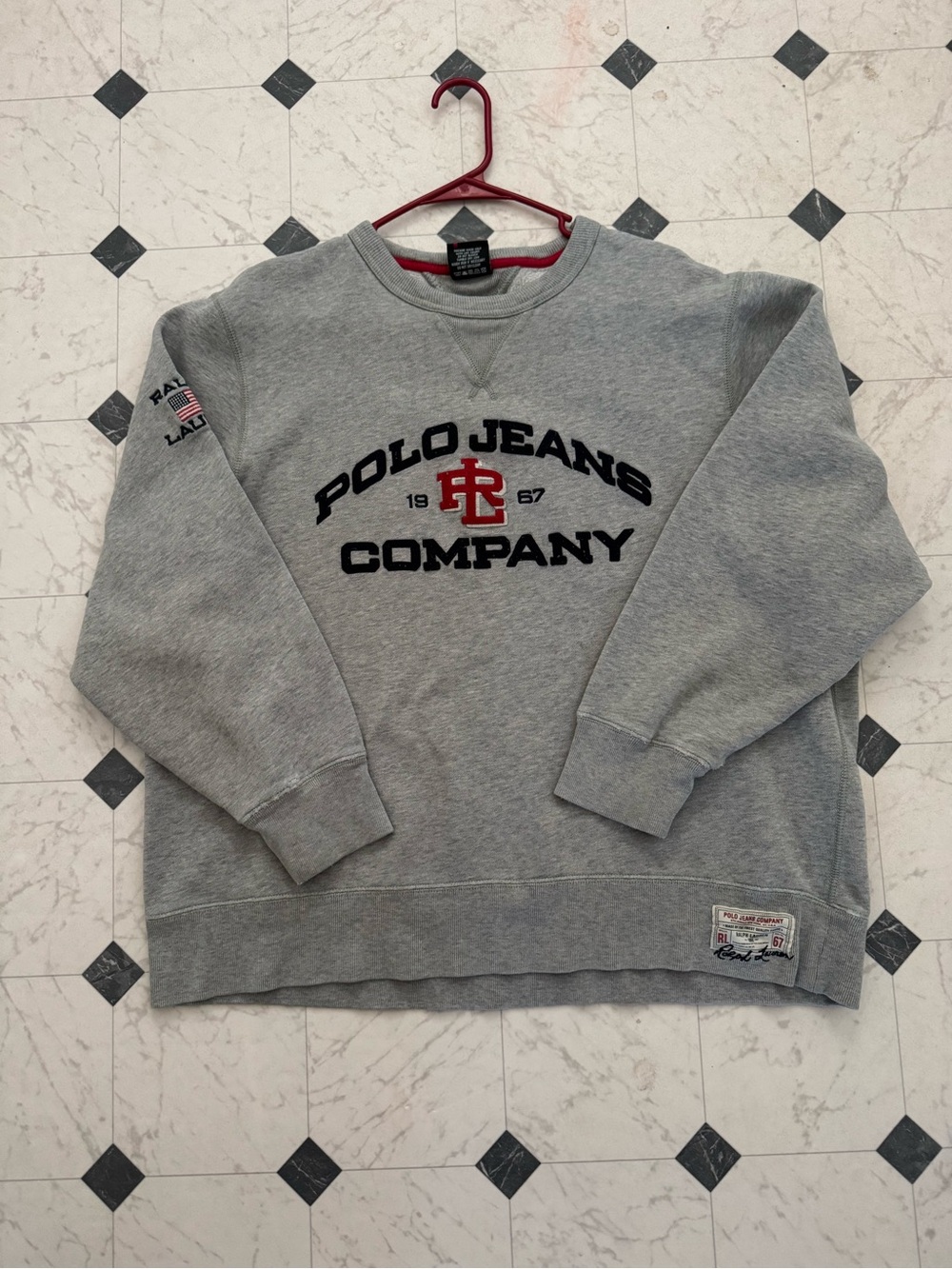 Men's Gray Crewneck Sweatshirt